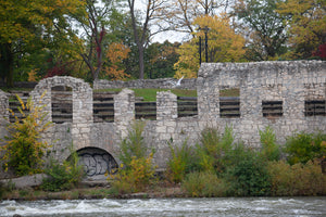 Historic Millrace Park in the Fall Photo by Cambridge Ontario Photographer Laura Cook of Vision Photography