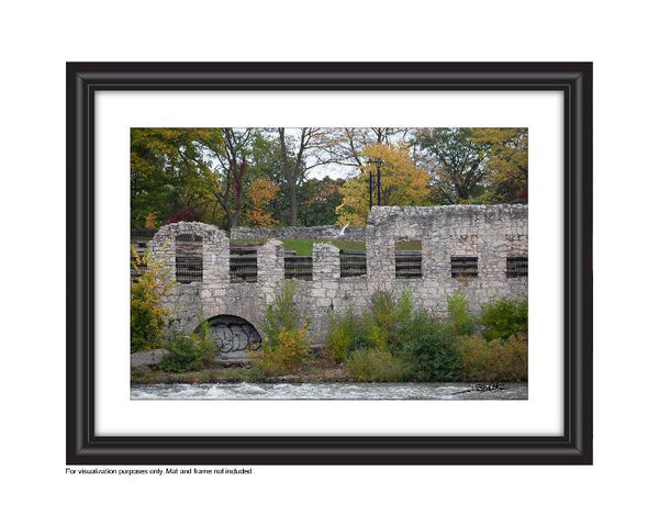 Historic Millrace Park in the Fall Photo by Cambridge Ontario Photographer Laura Cook of Vision Photography