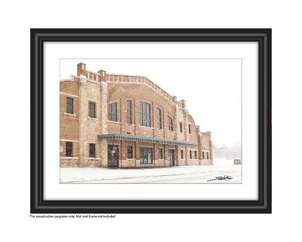 Cambridge, Galt Photographs - Galt Arena Gardens in Winter by Laura Cook 