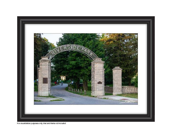 Photo of Riverside Park Gate Preston Cambridge Photo by Cambridge Ontario Photographer Laura Cook of Vision Photography