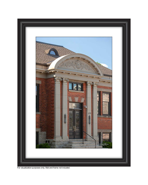 Old Preston Public Library Photo by Cambridge Ontario Photographer Laura Cook of Vision Photography
