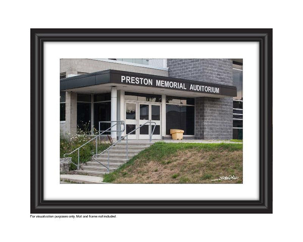 Preston Memorial Auditorium Photo by Cambridge Ontario Photographer Laura Cook of Vision Photography