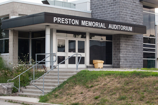 Preston Memorial Auditorium Photo by Cambridge Ontario Photographer Laura Cook of Vision Photography