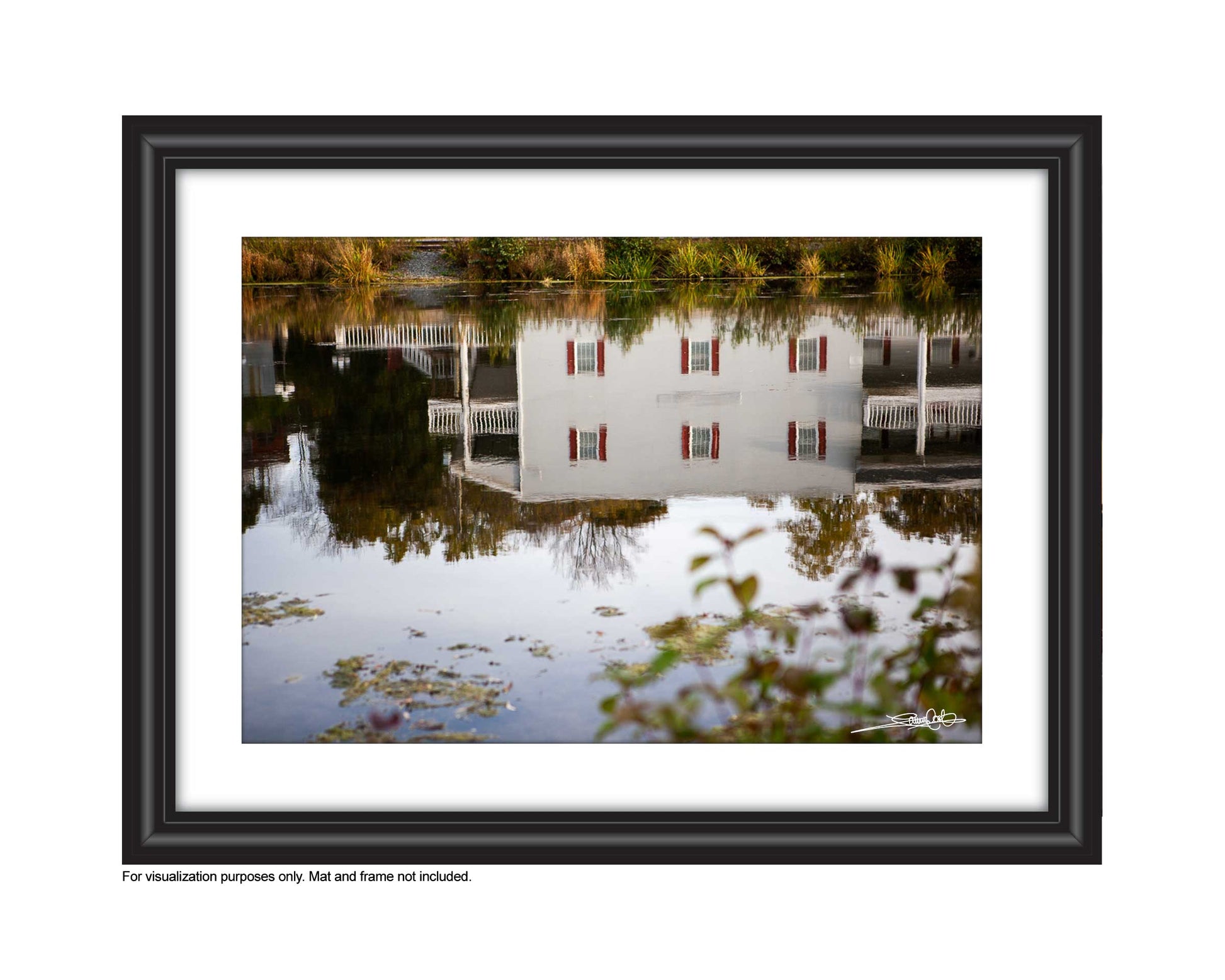 A quiet reflection along the Speed River in Preston's Riverside Park, photo by Laura Cook Vision Photography