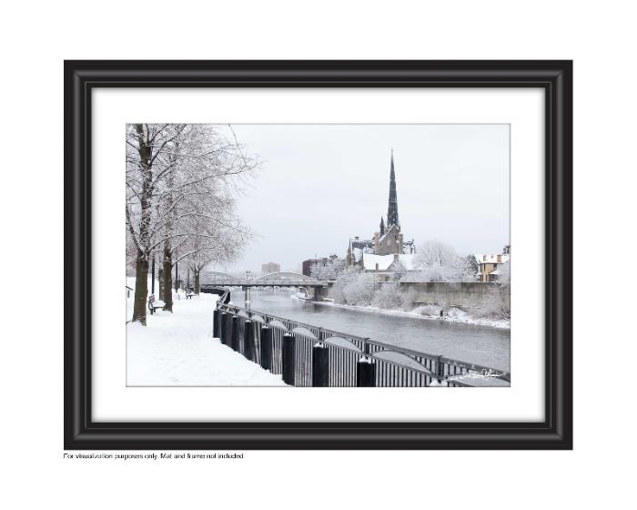 Millrace Park, Cambridge  Winter Photos Photo by Cambridge Ontario Photographer Laura Cook of Vision Photography