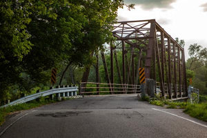 photography of historic black bridge in hespeler cambridge by Laura Cook of Vision Photography