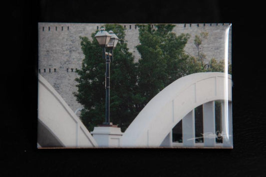 cambridge ontario handmade photo magnet by local artist laura cook 