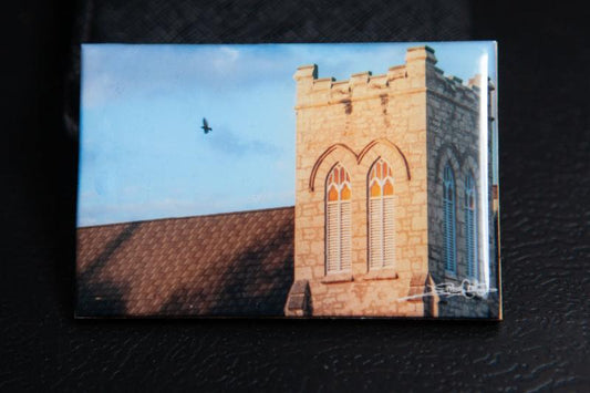 cambridge ontario handmade photo magnet by local artist laura cook 